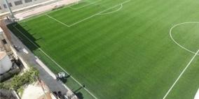 بلاتر يفتتح ملعب الشهيد جمال غانم في طولكرم