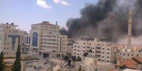 حريق يحاصر مواطنين في شقة سكنية ببيت حنينا في القدس