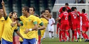 منتخبنا الأولمبي يسقط أمام نظيره البرازيلي في لقاء ودي