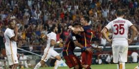 بالفيديو.. برشلونة يتخطى روما بسهولة في خوان غامبر