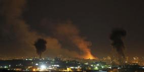 محدث : قطاع غزة يتعرض لعشرات الغارات المتزامنة والعنيفة