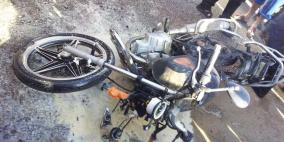 محدث- اصابة طفل وشاب في قصف لدراجة نارية شمال غزة