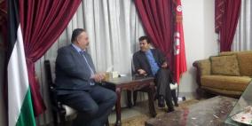 وكيل وزارة النقل والمواصلات يلتقي سعادة سفير جمهورية تونس