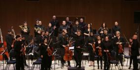 الأوركسترا الوطنية الفلسطينية بقيادة فنسنت دو كورت في جامعة بيزيت