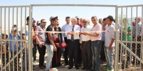 "العمل الزراعي" يفتتح حديقة عامة في منطقة الهذالين شرق الخليل