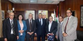 الشكعة يستقبل وزير الإسكان المغربي وأعضاء من حزب التقدم الاشتراكي