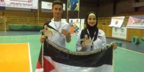 لاعبان فلسطينيان يحصلان على ميداليتين برونزيتين في بطولتين بالأردن
