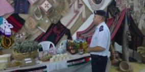 الشرطة تشارك في افتتاح معرض للتراث الشعبي الفلسطيني بعنوان (خيرات بلادي) في قلقيلية