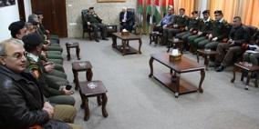 محافظ الخليل يستقبل اللواء ركن جهاد جيوسي قائد الارتباط العسكري