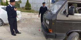 ضبط 4 مركبات خاصة تعمل مقابل اجر في طولكرم