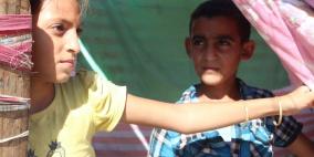 "راية" تتجول في مستشفى الشفاء مأوى أصحاب البيوت المدمرة