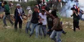 الاحتلال يقمع مسيرة المعصرة السلمية