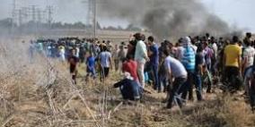 إصابات برصاص الاحتلال في مواجهات شرق ووسط قطاع غزة