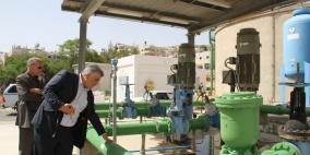 رئيس سلطة المياه يتفقد العمل في ابار بيت لحم