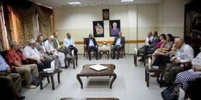 محافظ طولكرم يلتقي وفد الملتقى الثقافي التربوي السابع