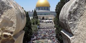 250 مصل من غزة للصلاة في الاقصى