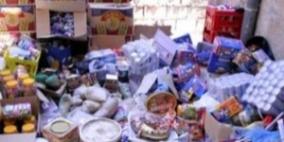 'الاقتصاد' تضبط 10 أطنان من مواد وسلع إسرائيلية تالفة في الرام