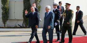 الرئيس الفرنسي فرانسوا هولاند في رام الله