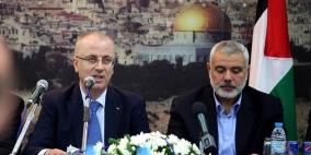 هنية في لقاء الحمدالله يدعو إلى استكمال ملفات المصالحة