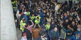 استقبال تاريخي للمنتخب الفدائي في الجزائر