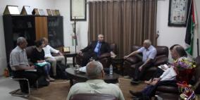 بلدية قلقيلية تبحث مع شركائها الفرنسيين تطوير برنامج التعاون اللامركزي