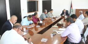 قلقيلية: اجتماع لمناقشة الواقع البيئي في المحافظة