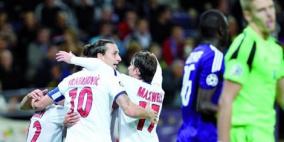 زلاتان يكتسح اندرخلت وتعادل بنفيكا وأولمبياكوس