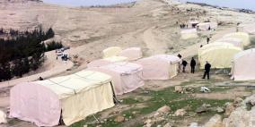 أكثر من 250 فلسطيني وفلسطينية يعلنون اليوم عن اقامة قرية "باب الشمس" في ما يعرف بمنطقة E1