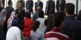 تكريم الشاعر الكبير أحمد دحبور في مدرسة أمين الحسيني