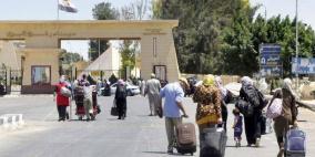 مغادرة ووصول 18 حافلة مسافرين وادخال مواد بناء عبر معبر رفح أمس