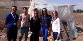 زيارة تفقدية لمشاريع جمعية جهود والمساعدة البولندية