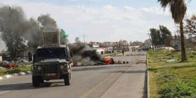 اصابات بـ'المطاط' والاختناق خلال مواجهات على حاجز الجلمة شمال جنين