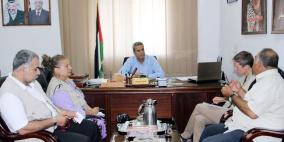 قلقيلية: المحافظ يلتقي وفداً من مجلس الكنائس العالمي