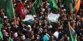 الخليل تشيع شهيديها أبو عيشة والقواسمي