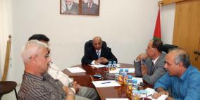 قلقيلية:  اجتماع لجنة الطوارئ في المحافظة