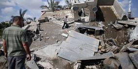 إنهيار سقف منزل شرق الشجاعية