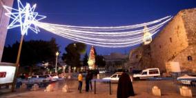 بيت لحم تستعد للاحتفال بإضاءة شجرة الميلاد غدا
