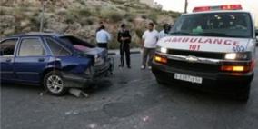 إصابة ستة مواطنين في حادث سير جنوب جنين