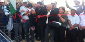 تدشين مشروع توليد الطاقة الشمسية في منطقة المالح بالأغوار