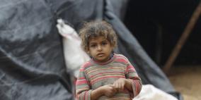 اطفال البدو في عين قينيا برام الله