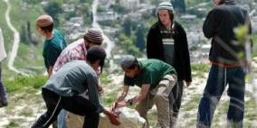 مستوطنون يهاجمون مزارعين جنوب الخليل والجنود يعتقلون مواطنا