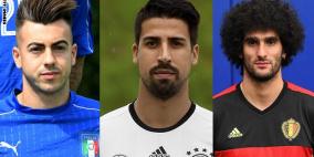 خضيرة والشعراوي وفيلايني أبرز النجوم من أصول عربية في يورو 2016