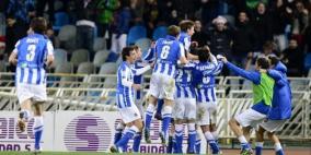 سوسييداد يقلب الطاولة على فالنسيا بالليجا في الصراع على بطاقة التشامبيونز ليج