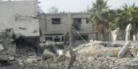 صور تدمير مركز شرطة جباليا بالكامل