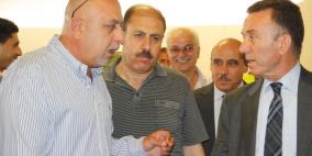 زيارة وزير الإقتصاد  الفلسطيني ومحافظ محافظة نابلس لمهرجان التسوق الغذائي  الفلسطيني في نابلس