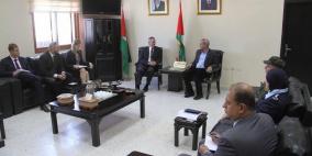 قلقيلية: المحافظ يلتقي ممثل البعثة الكندية والمستشارة السياسية للقنصل الأمريكي