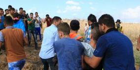 اصابة 15 مواطنا بينهم صحفي في مواجهات مع الاحتلال عند حاجز بيت حانون