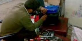 حريق في احد محال صيانة المولدات الكهربائية برفح و اصابة مواطن بجروح متوسطة