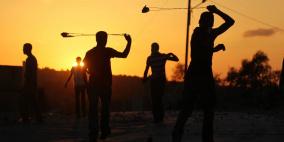 بالصور : مواجهات بين الشبان وقوات الاحتلال في سلواد