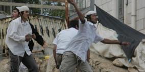 مستوطنون يهاجمون قرية قصرة